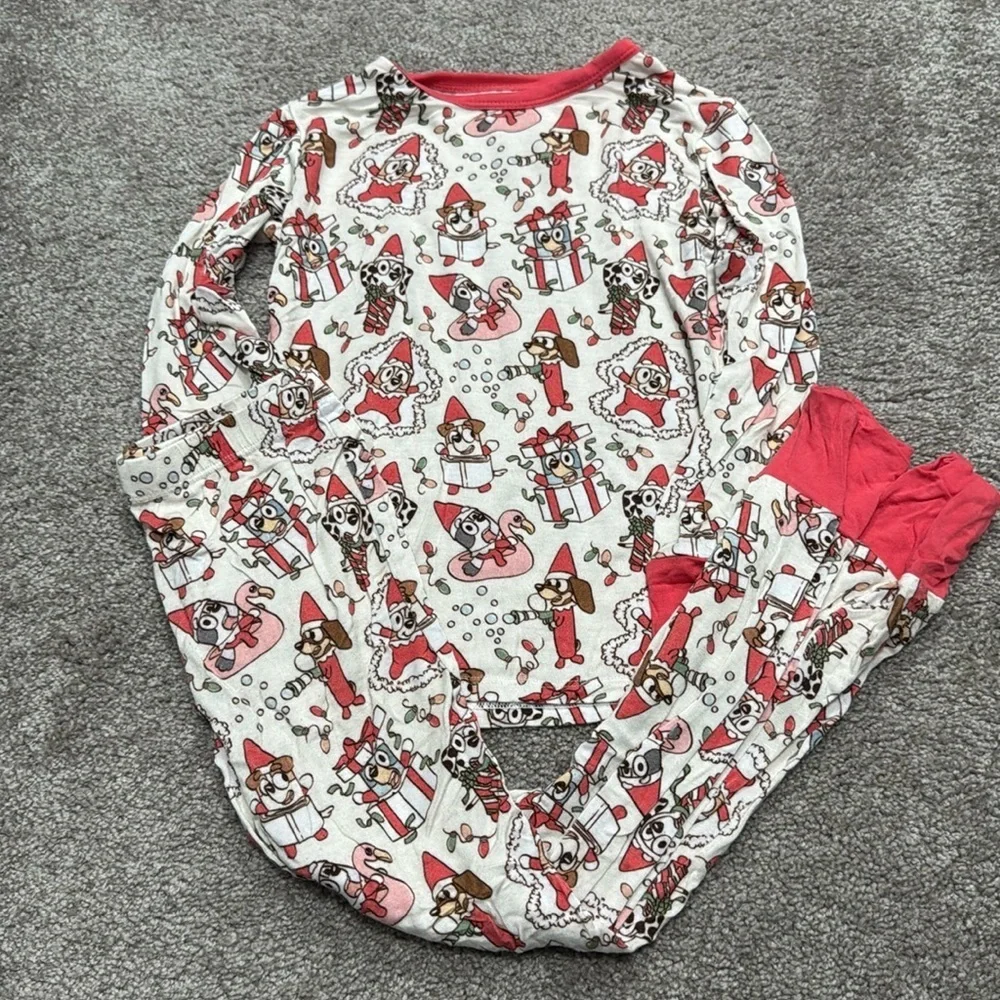Little Snuggle Bluey & Friends Holiday Pajamas